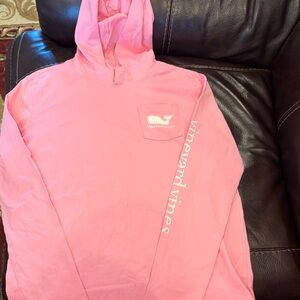 Vineyard Vines Pink Pullover with Logo